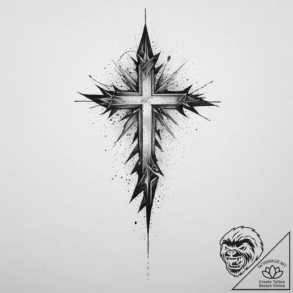 Tattoo sketch lightning bolt, concept art for... - tattoo sketch (№1756545997_0, 30.08.2025 09:26) — tattoovalue.net