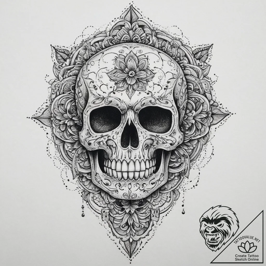 Tattoo sketch skeleton, tattoo sketch design,... - tattoo sketch (№1756548547_0, 30.08.2025 10:09) — tattoovalue.net