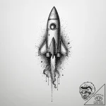 Tattoo sketch hands with a rocket, tattoo dra… – tattoo sketch (№1756550120_0, 30.08.2025 10:35) — tattoovalue.net