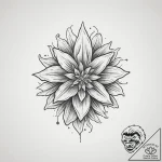 Tattoo sketch edelweiss flower, concept art f… – tattoo sketch (№1756550513_0, 30.08.2025 10:41) — tattoovalue.net