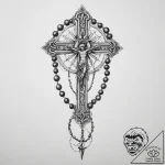 Tattoo sketch rosary beads, artistic tattoo s… – tattoo sketch (№1756550709_0, 30.08.2025 10:45) — tattoovalue.net