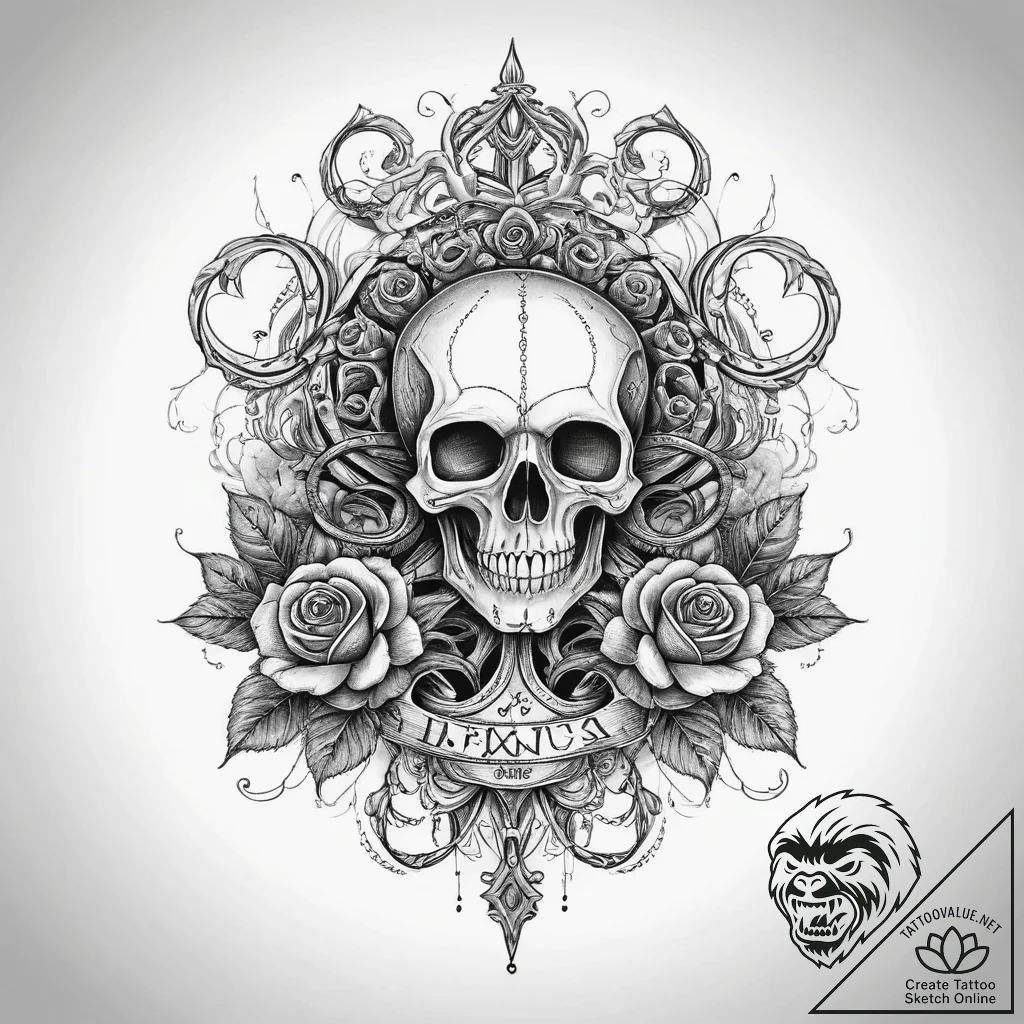 Tattoo sketch kraken, artistic tattoo sketch,... - tattoo sketch (№1756551496_0, 30.08.2025 10:58) — tattoovalue.net