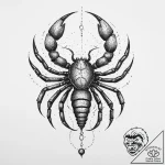 Tattoo sketch scorpio zodiac symbol, tattoo l… – tattoo sketch (№1756553264_0, 30.08.2025 11:27) — tattoovalue.net