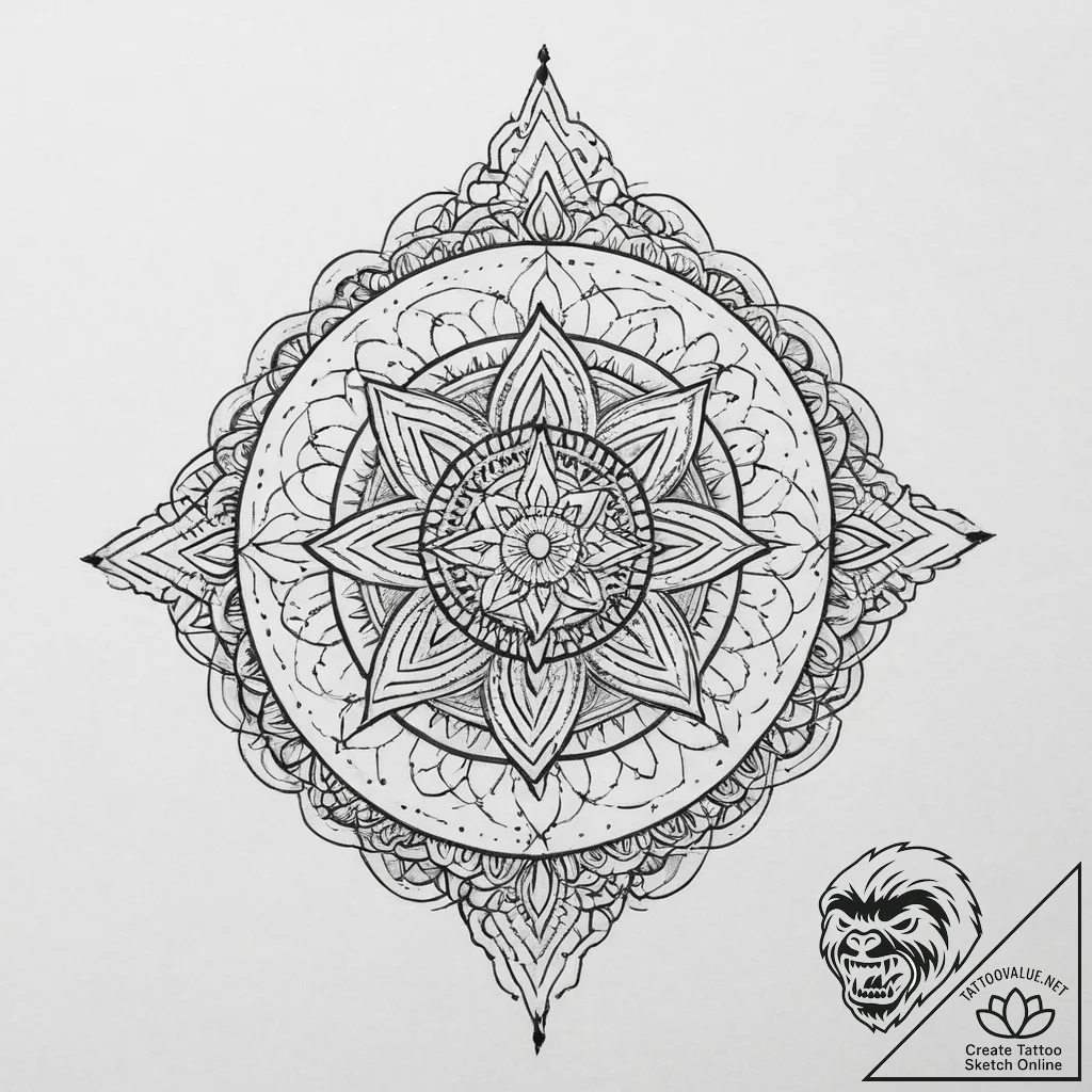 Tattoo sketch oasis, tattoo flash sheet desig... - tattoo sketch (№1756553460_0, 30.08.2025 11:31) — tattoovalue.net
