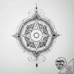 Tattoo sketch cosmic existence – tattoo sketch (№1756555228_0, 30.08.2025 12:00) — tattoovalue.net