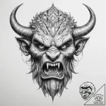 Tattoo sketch goliath – tattoo sketch (№1756555619_0, 30.08.2025 12:06) — tattoovalue.net