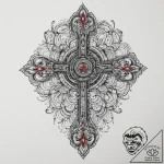 Tattoo sketch key with a lock, tattoo sketch… – tattoo sketch (№1756556393_0, 30.08.2025 12:19) — tattoovalue.net