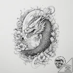 Tattoo sketch sacred narrative, tattoo flash… – tattoo sketch (№1756557555_0, 30.08.2025 12:39) — tattoovalue.net