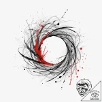 Tattoo sketch omega, tattoo line art, on a cl… – tattoo sketch (№1756558330_0, 30.08.2025 12:52) — tattoovalue.net