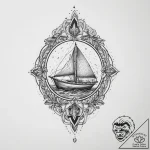 Tattoo sketch sacred narrative, tattoo line a… – tattoo sketch (№1756558717_0, 30.08.2025 12:58) — tattoovalue.net