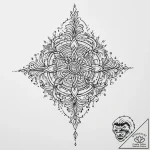 Tattoo sketch ornamental pattern – tattoo sketch (№1756561432_0, 30.08.2025 13:43) — tattoovalue.net