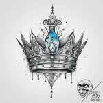 Tattoo sketch crown, concept art for tattoo,… – tattoo sketch (№1756562593_0, 30.08.2025 14:03) — tattoovalue.net