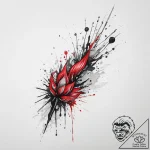 Tattoo sketch crystal, tattoo line art, water… – tattoo sketch (№1756562983_0, 30.08.2025 14:09) — tattoovalue.net