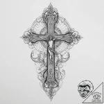 Tattoo sketch sacred triumph, ink illustratio… – tattoo sketch (№1756563569_0, 30.08.2025 14:19) — tattoovalue.net