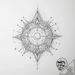Tattoo sketch cosmic tale – tattoo sketch (№1756564348_0, 30.08.2025 14:32) — tattoovalue.net