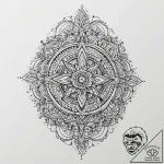 Tattoo sketch divine origin, tattoo flash she… – tattoo sketch (№1756565129_0, 30.08.2025 14:45) — tattoovalue.net