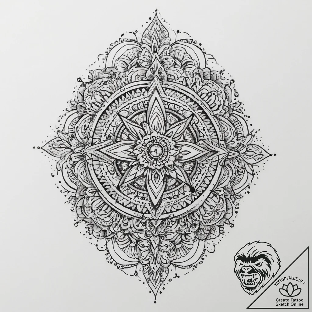 Tattoo sketch divine origin, tattoo flash she... - tattoo sketch (№1756565129_0, 30.08.2025 14:45) — tattoovalue.net