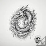 Tattoo sketch sturgeon, ink illustration for… – tattoo sketch (№1756565922_0, 30.08.2025 14:58) — tattoovalue.net