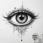 Tattoo sketch mythical creature eye, tattoo s… – tattoo sketch (№1756568294_0, 30.08.2025 15:38) — tattoovalue.net