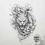 Tattoo sketch orchid, tattoo drawing outline,… – tattoo sketch (№1756568492_0, 30.08.2025 15:41) — tattoovalue.net