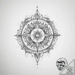 Tattoo sketch cosmic fable – tattoo sketch (№1756569680_0, 30.08.2025 16:01) — tattoovalue.net