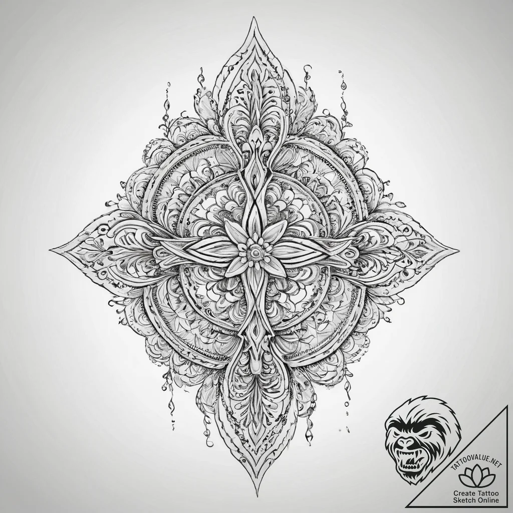Tattoo sketch rogue mark, tattoo line art, or... - tattoo sketch (№1756570073_0, 30.08.2025 16:07) — tattoovalue.net