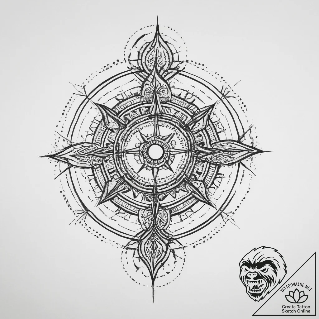 Symbols & insignia, tattoo sketch design, bla... - tattoo sketch (№1756574230_0, 30.08.2025 17:17) — tattoovalue.net