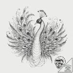 Tattoo sketch peacock tattoo, tattoo flash sh… – tattoo sketch (№1756577402_0, 30.08.2025 18:10) — tattoovalue.net