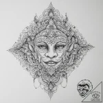 Tattoo sketch troll, tattoo line art, on a cl… – tattoo sketch (№1756577801_0, 30.08.2025 18:16) — tattoovalue.net