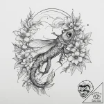 Tattoo sketch lesser meadow grasshopper, tatt… – tattoo sketch (№1756579394_0, 30.08.2025 18:43) — tattoovalue.net