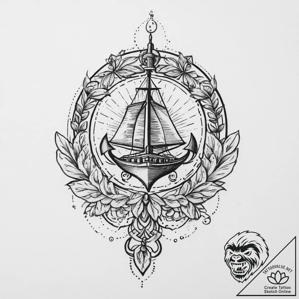 Tattoo sketch fabric with a pattern, tattoo f... - tattoo sketch (№1756579593_0, 30.08.2025 18:46) — tattoovalue.net