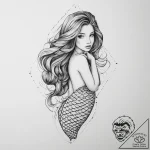 Tattoo sketch узор в виде русалки, ink illust… – tattoo sketch (№1756580584_0, 30.08.2025 19:03) — tattoovalue.net