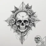 Tattoo sketch spirit, concept art for tattoo,… – tattoo sketch (№1756581977_0, 30.08.2025 19:26) — tattoovalue.net