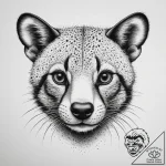 Tattoo sketch civet, concept art for tattoo,… – tattoo sketch (№1756583367_0, 30.08.2025 19:49) — tattoovalue.net