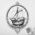 Tattoo sketch futhark runes on a viking longs… – tattoo sketch (№1756583772_0, 30.08.2025 19:56) — tattoovalue.net
