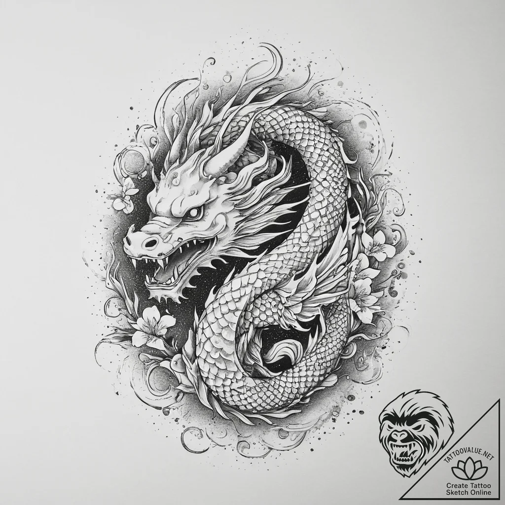 Tattoo sketch yellow, artistic tattoo sketch,... - tattoo sketch (№1756586563_0, 30.08.2025 20:42) — tattoovalue.net