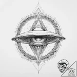 Tattoo sketch alien in a spaceship, tattoo sk… – tattoo sketch (№1756586966_0, 30.08.2025 20:49) — tattoovalue.net