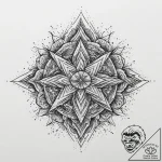 Tattoo sketch abstract хаос, tattoo flash she… – tattoo sketch (№1756589757_0, 30.08.2025 21:35) — tattoovalue.net