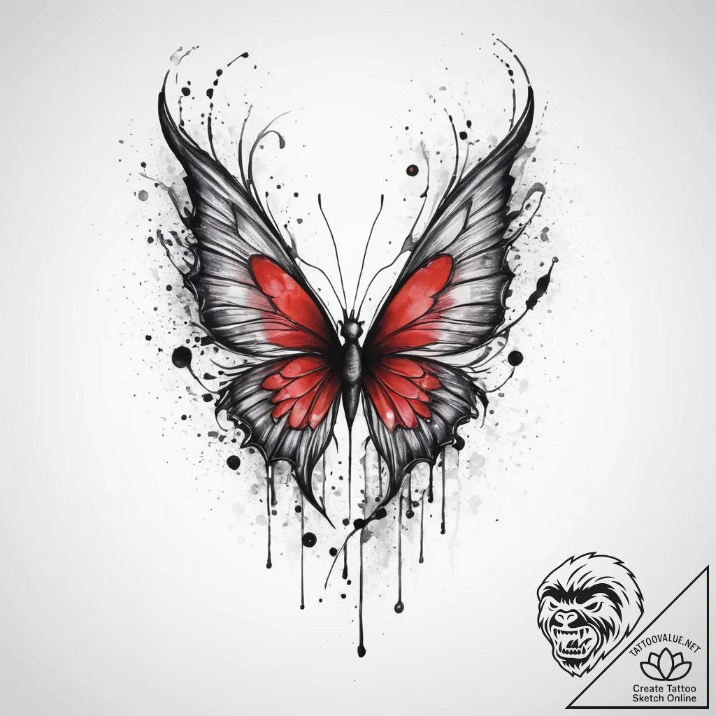 Tattoo sketch fairy tattoo, concept art for t... - tattoo sketch (№1756590156_0, 30.08.2025 21:42) — tattoovalue.net