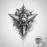 Tattoo sketch sketch style military, artistic… – tattoo sketch (№1756590961_0, 30.08.2025 21:56) — tattoovalue.net