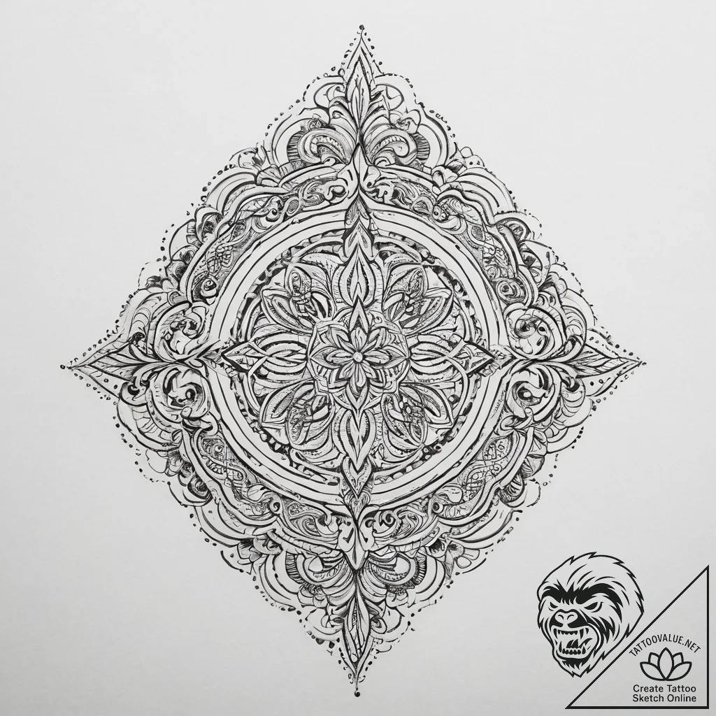 Tattoo sketch link, tattoo sketch design, orn... - tattoo sketch (№1756591953_0, 30.08.2025 22:12) — tattoovalue.net