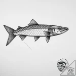 Tattoo sketch barracuda, tattoo flash sheet d… – tattoo sketch (№1756595385_0, 30.08.2025 23:09) — tattoovalue.net