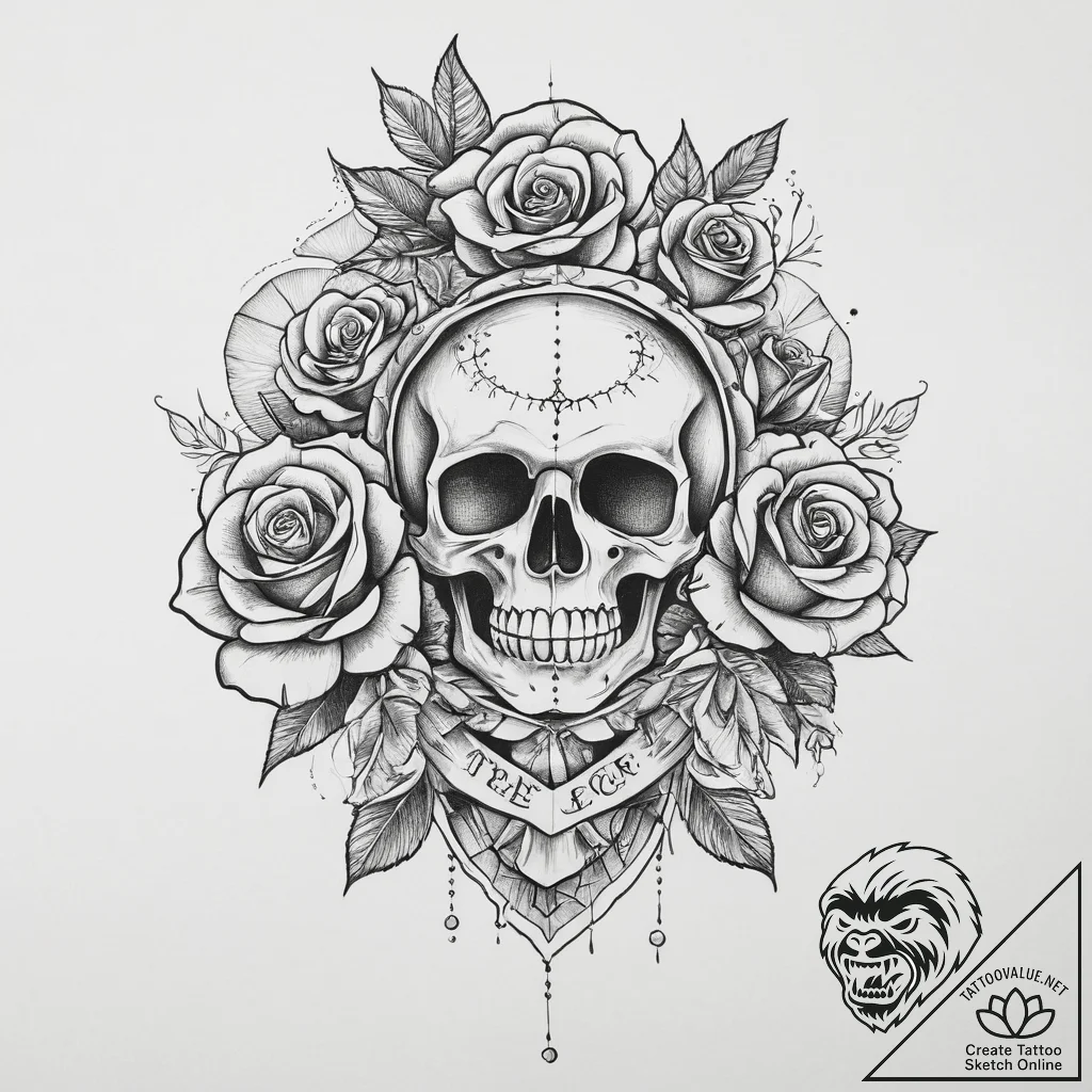 Tattoo sketch spiritual essence, tattoo flash... - tattoo sketch (№1756596599_0, 30.08.2025 23:29) — tattoovalue.net