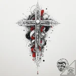 Tattoo sketch cosmic origin, tattoo line art,… – tattoo sketch (№1756597403_0, 30.08.2025 23:43) — tattoovalue.net