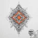 Tattoo sketch orange, tattoo flash sheet desi… – tattoo sketch (№1756598031_0, 30.08.2025 23:53) — tattoovalue.net