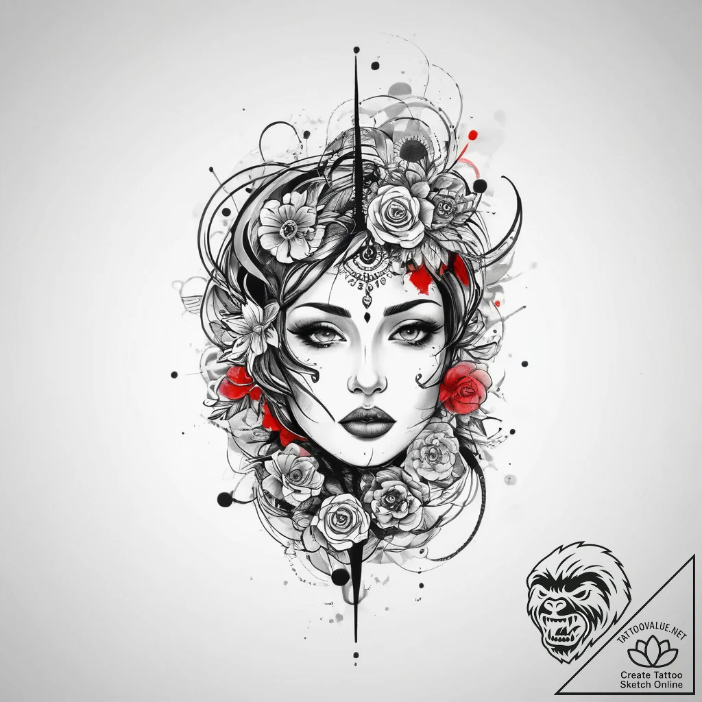 Tattoo sketch desire, tattoo flash sheet desi... - tattoo sketch (№1756600041_0, 31.08.2025 00:27) — tattoovalue.net