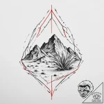 Tattoo sketch desert, artistic tattoo sketch,… – tattoo sketch (№1756601242_0, 31.08.2025 00:47) — tattoovalue.net