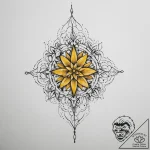 Tattoo sketch yellow – tattoo sketch (№1756602655_0, 31.08.2025 01:10) — tattoovalue.net