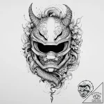 Tattoo sketch шлем, concept art for tattoo, i… – tattoo sketch (№1756602851_0, 31.08.2025 01:14) — tattoovalue.net