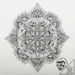Tattoo sketch geometric memory, artistic tatt… – tattoo sketch (№1756603059_0, 31.08.2025 01:17) — tattoovalue.net